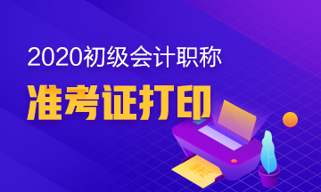 你能确定河南2020年初级会计师准考证打印时间吗？